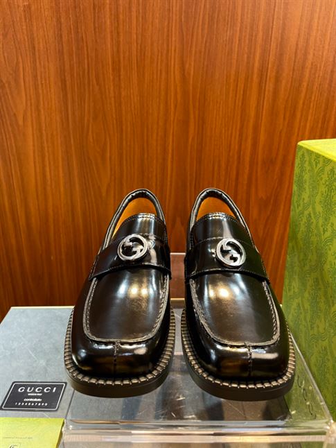 GUCCI LOAFER INTERLOCKING G BLACK - GL019