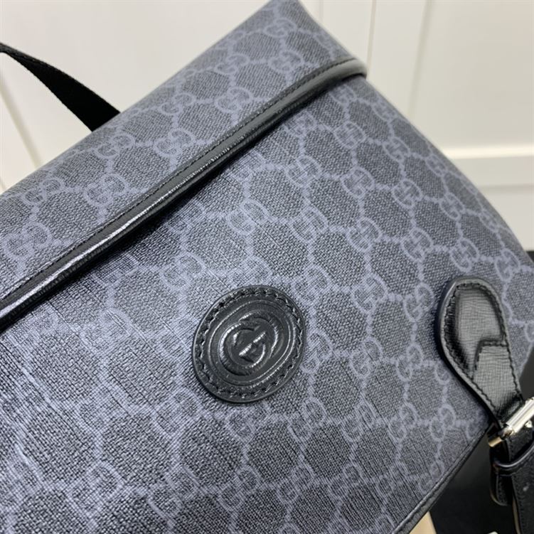 GUCCI MEDIUM BACKPACK WITH INTERLOCKING G - BG024