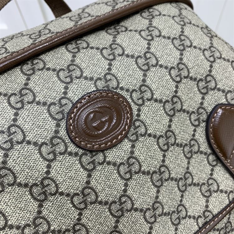 GUCCI MEDIUM BACKPACK WITH INTERLOCKING G - BG025