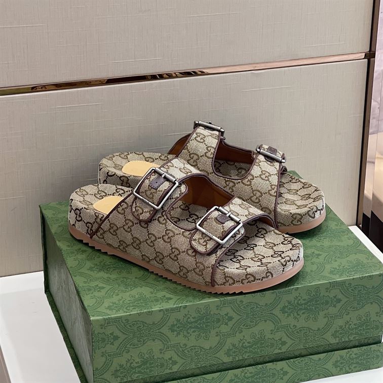 GUCCI MEN'S SLIDE SANDAL WITH STRAPS - GSL027