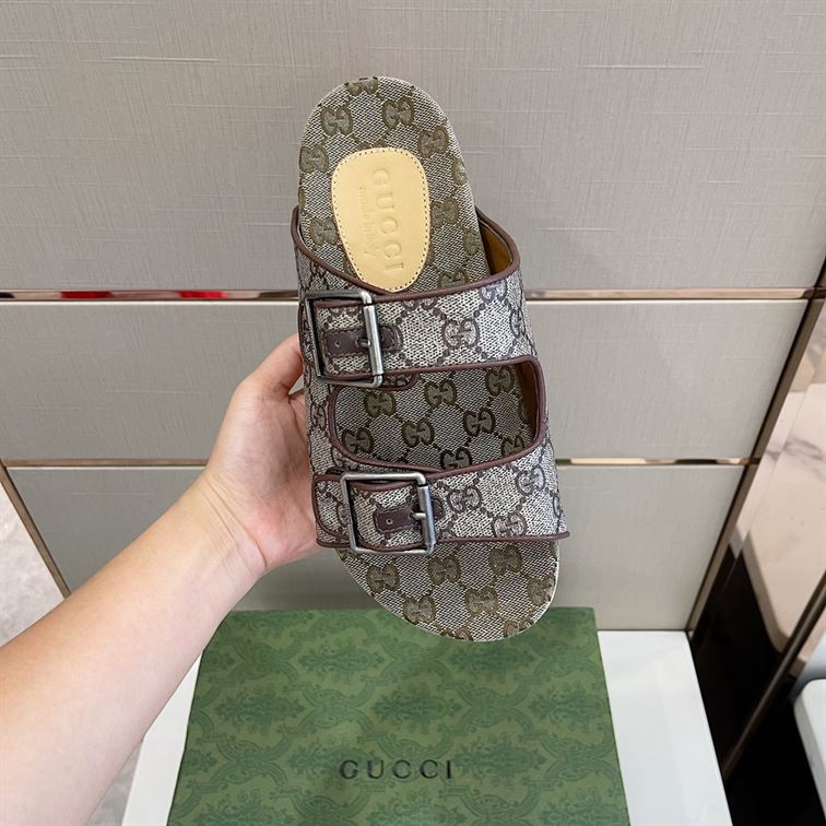 GUCCI MEN'S SLIDE SANDAL WITH STRAPS - GSL030