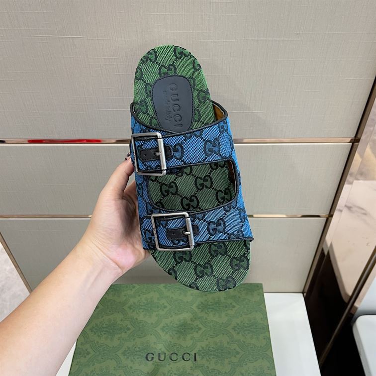 GUCCI MEN'S SLIDE SANDAL WITH STRAPS - GSL031