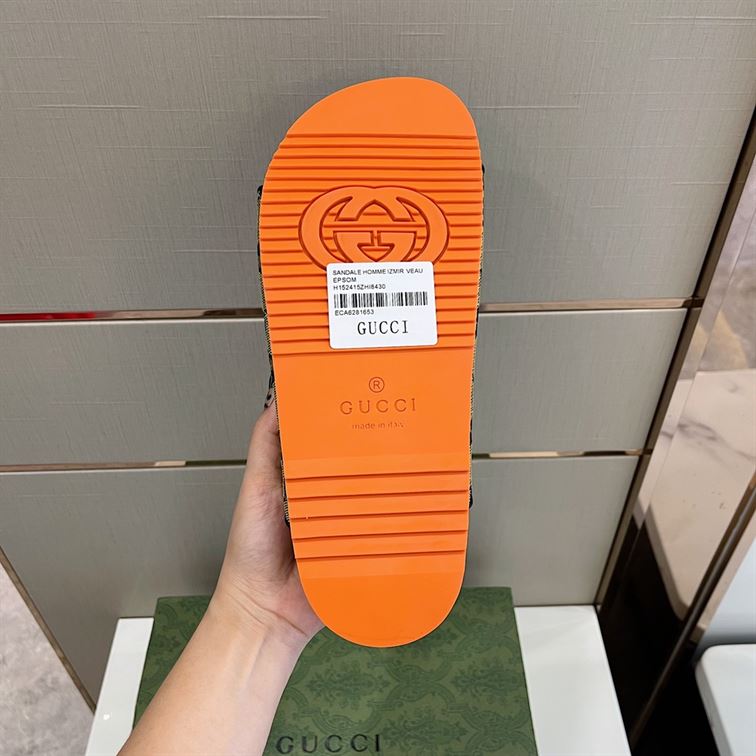 GUCCI MEN'S SLIDE SANDAL WITH STRAPS - GSL032