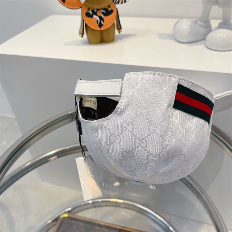 GUCCI ORIGINAL GG CANVAS BASEBALL HAT WITH WEB