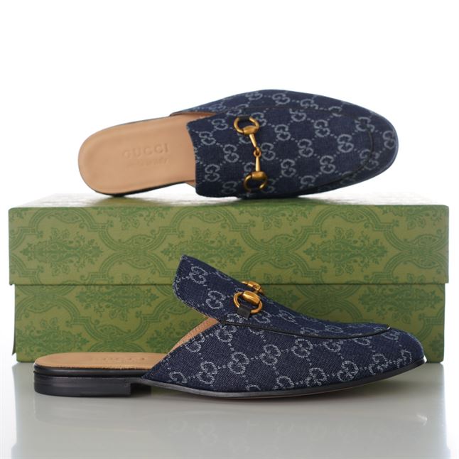 GUCCI PRINCETOWN GG SLIPPERS - GL036