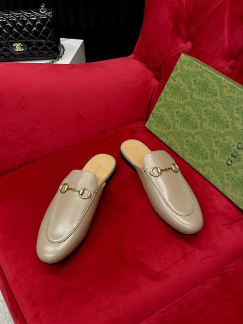 GUCCI PRINCETOWN LEATHER SLIPPER - GL023