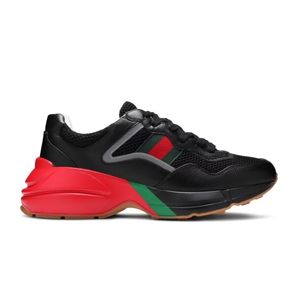 GUCCI RHYTON SNEAKER IN RED BLACK - GCC099