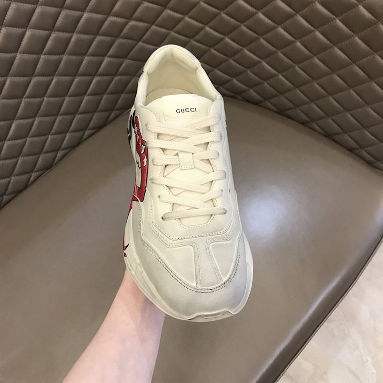 GUCCI RHYTON SNEAKER WITH MOUTH PRINT - GCC016