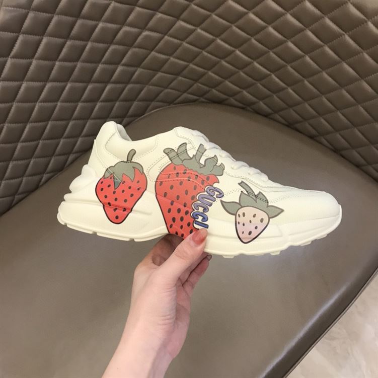 GUCCI RHYTON STRAWBERRY SNEAKERS - GCC018