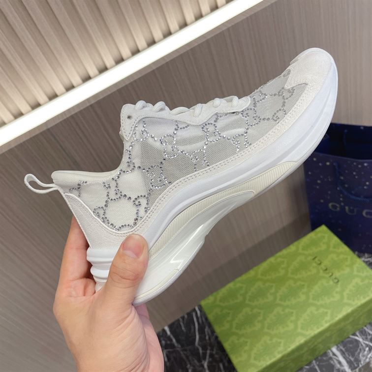 GUCCI RUN GG CRYSTAL SNEAKER - GCC014