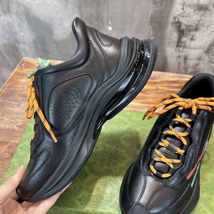 GUCCI RUN SIDE-STRIPE SNEAKERS - GCC095