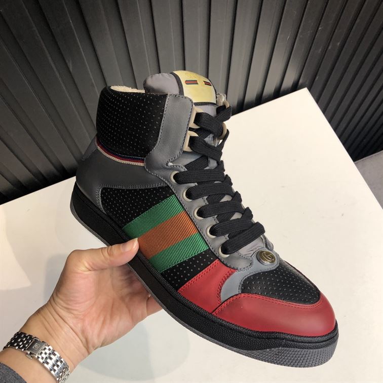 GUCCI SCREENER GG HIGH TOP SNEAKERS - GCC058