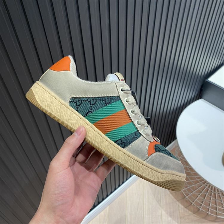 GUCCI SCREENER GG WHITE GREEN - GCC056