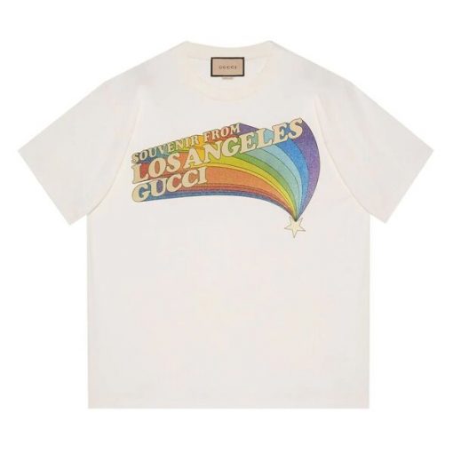 GUCCI SOUVENIR FROM LOS ANGELES PRINT T-SHIRT - GGS020
