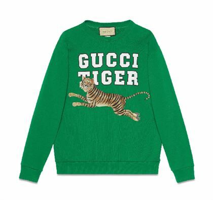 GUCCI TIGER YEAR 2022 SWEATSHIRT IN GREEN - GCK002
