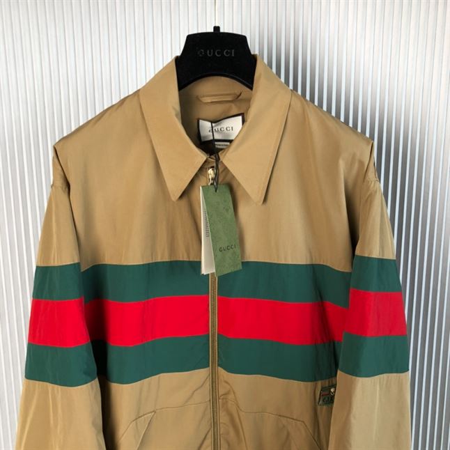 GUCCI WEB COTTON JACKET - GCJ038