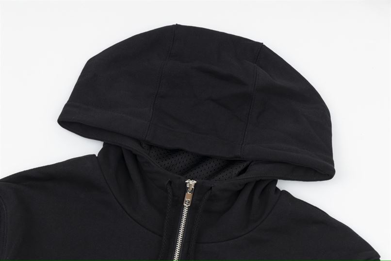 GUCCI WEB STRIPE COTTON JERSEY JACKET IN BLACK - GCJ027