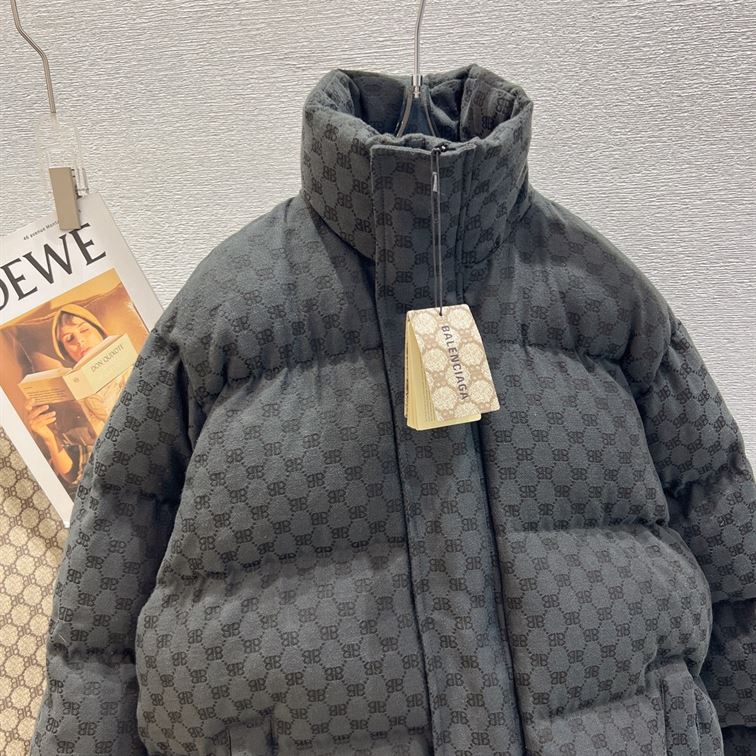 GUCCI X BALENCIAGA THE HACKER PROJECT HACKER BB PUFFER JACKET - GCJ019
