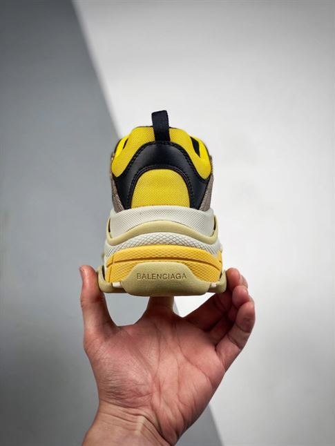 GUCCI X BALENCIAGA THE HACKER PROJECT TRIPLE S BEIGE GREEN YELLOW - GCC074