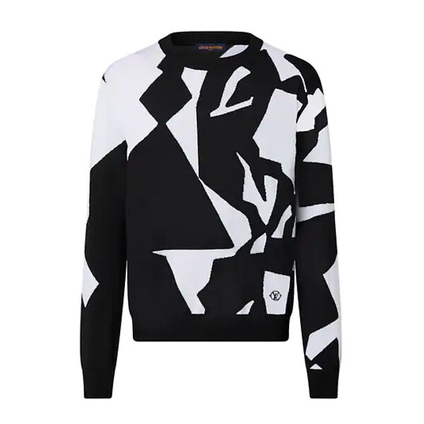 LOUIS VUITTON ABSTRACT HOUNDSTOOTH CREWNECK - LVH028