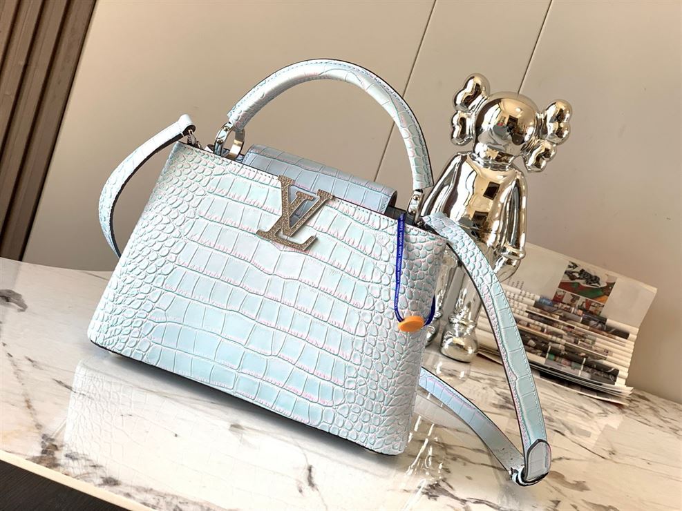 LOUIS VUITTON CAPUCINES BB Light Blue