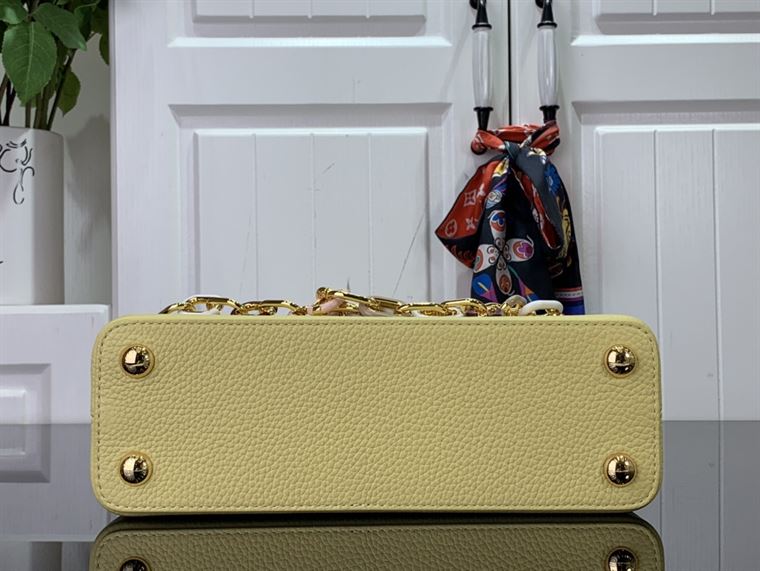 LOUIS VUITTON CAPUCINES BB YELLOW