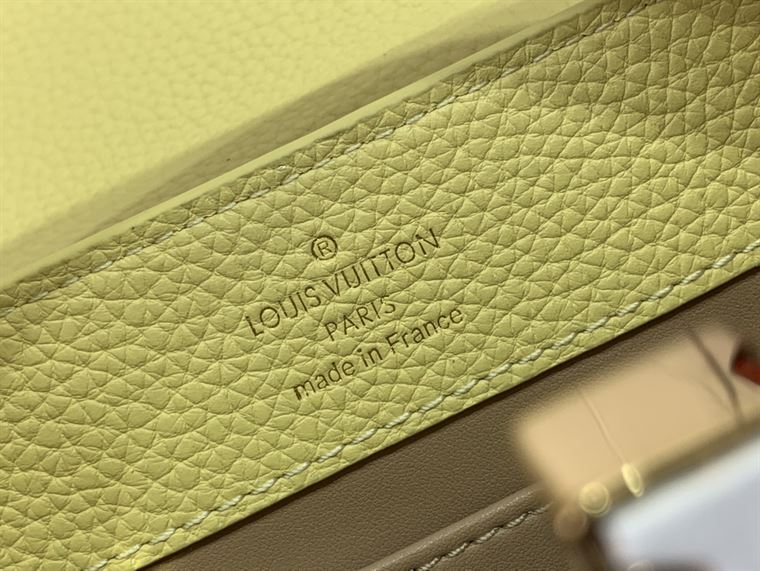 LOUIS VUITTON CAPUCINES MINI YELLOW