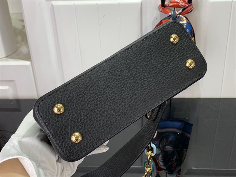 LOUIS VUITTON CAPUCINES MINI BLACK