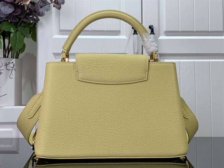 LOUIS VUITTON CAPUCINES MM Yellow