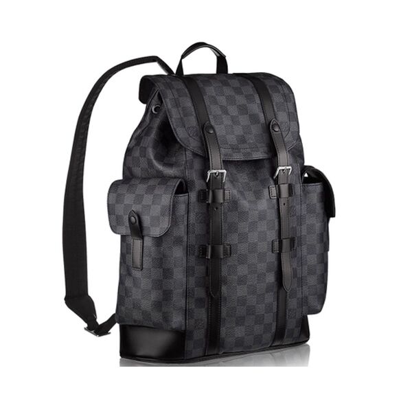 LOUIS VUITTON CHRISTOPHER BACKPACK DAMIER GRAPHITE CANVAS - LVB021