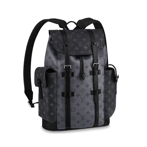 LOUIS VUITTON CHRISTOPHER BACKPACK MONOGRAM ECLIPSE - LVB023
