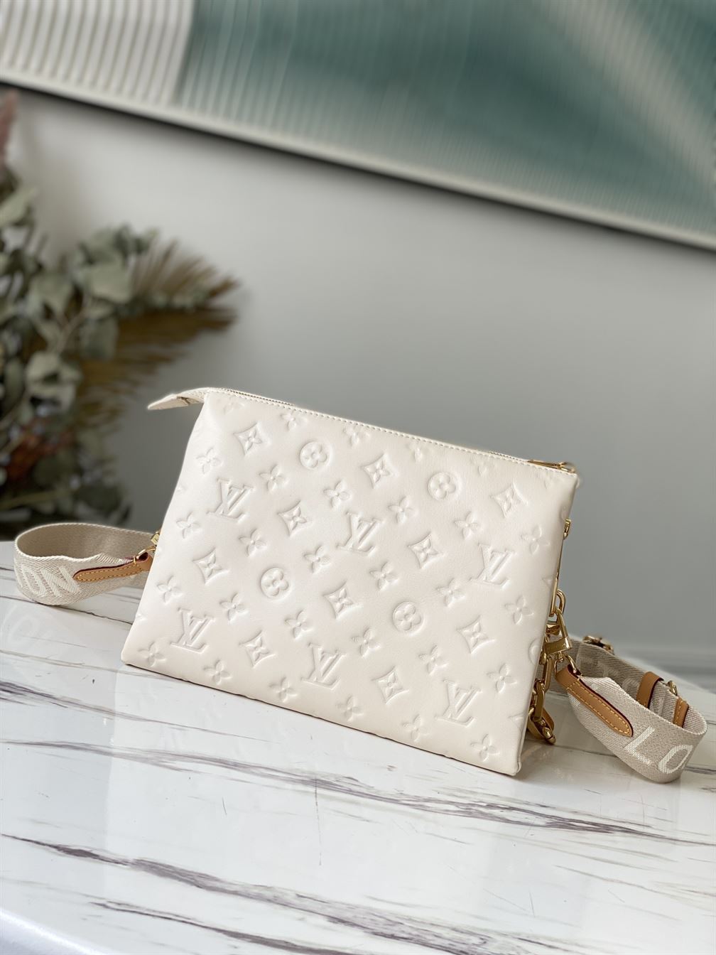 LOUIS VUITTON COUSSIN PM White