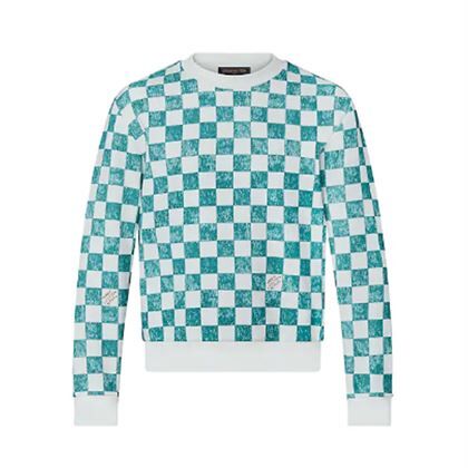 LOUIS VUITTON DAMIER PRINTED CREWNECK - LVH014