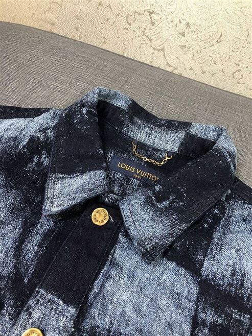 LOUIS VUITTON DAMIER SALT PRINT SHORT SLEEVE SHIRT - LVTS060