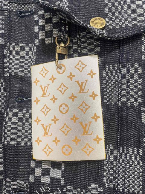 LOUIS VUITTON DISTORTED DAMIER DENIM JACKET - LVC039