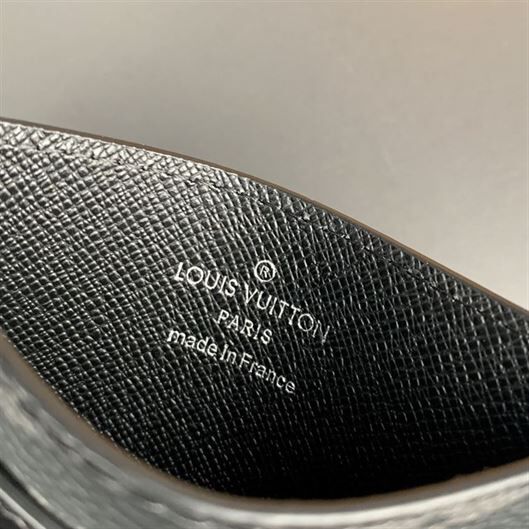 LOUIS VUITTON DOUBLE CARD HOLDER MONOGRAM ECLIPSE CANVAS