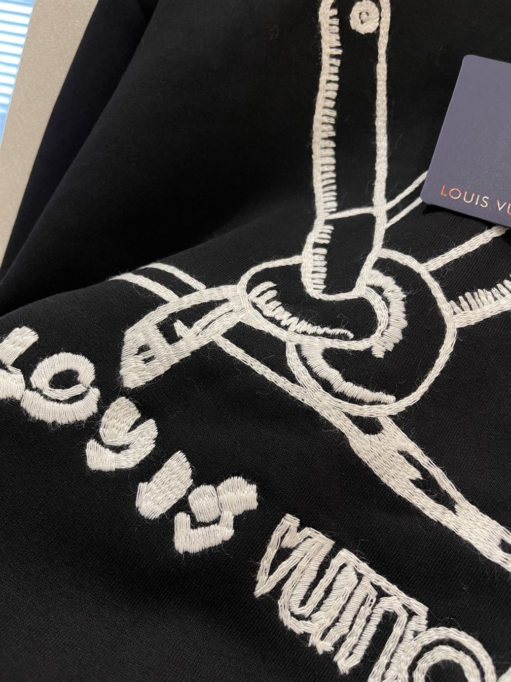 LOUIS VUITTON EMBROIDERED COTTON SWEATSHIRT - LVH048