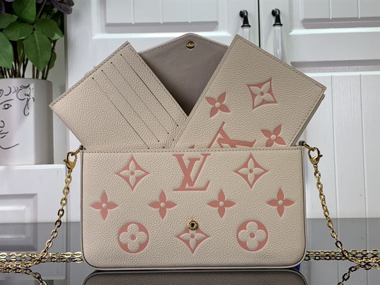 LOUIS VUITTON FELICIE POCHETTE MONOGRAM EMPREINTE LEATHER