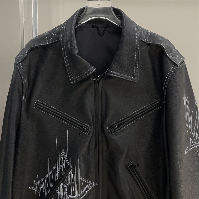 LOUIS VUITTON FREQUENCY CHIC LEATHER BLOUSON - LVC030