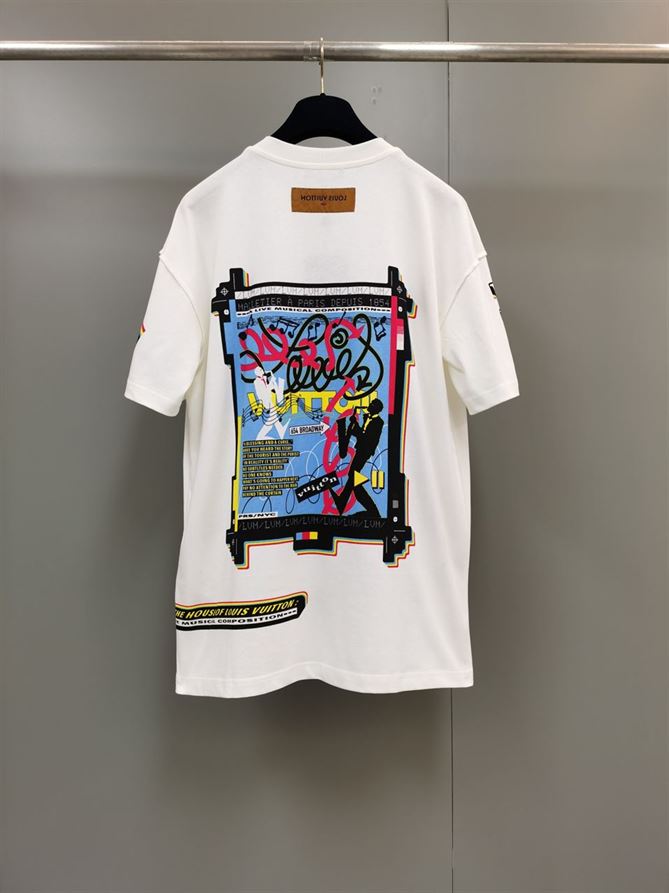 LOUIS VUITTON JAZZ FLYERS SHORT-SLEEVED T-SHIRT - LVTS038