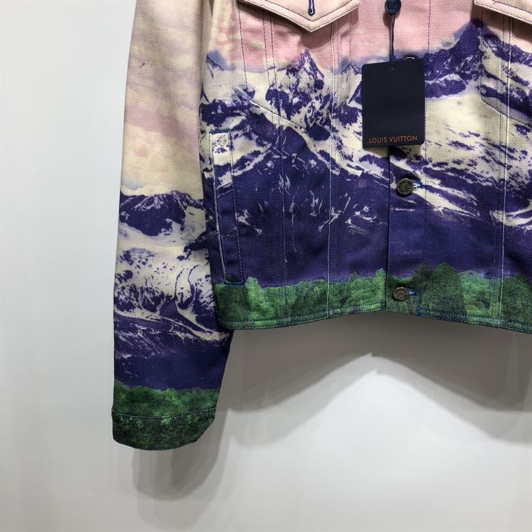 LOUIS VUITTON LANDSCAPE DENIM JACKET - LVC007