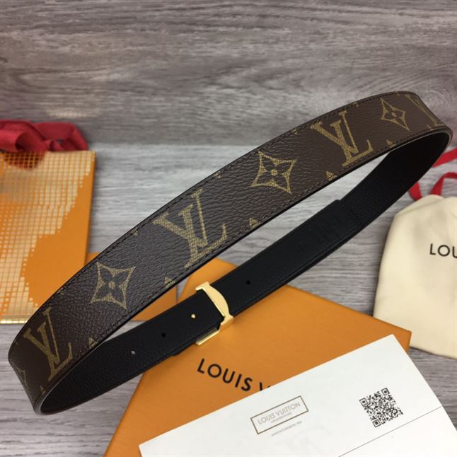 LOUIS VUITTON LV INITIALES 30MM REVERSIBLE BELT MONOGAM - LBE082