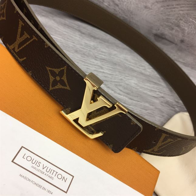 LOUIS VUITTON LV INITIALES 30MM REVERSIBLE BELT MONOGAM - LBE084