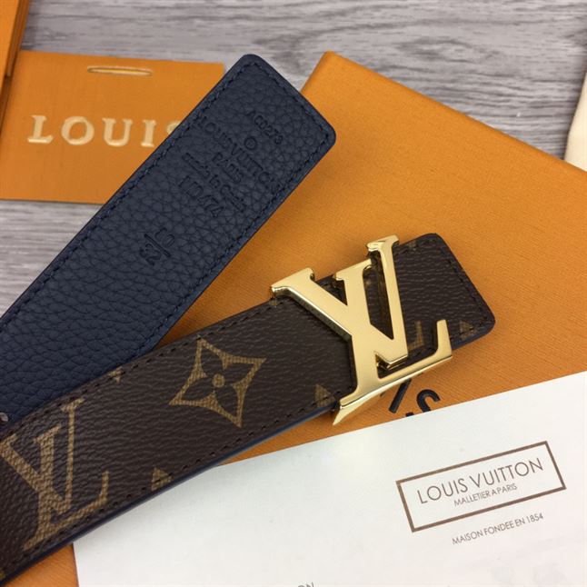 LOUIS VUITTON LV INITIALES 30MM REVERSIBLE BELT MONOGAM - LBE089