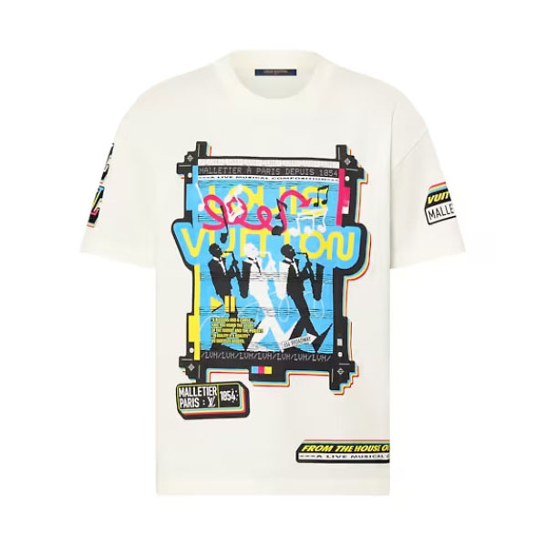 LOUIS VUITTON LV JAZZ FLYERS SHORT-SLEEVED T-SHIRT - LVTS068