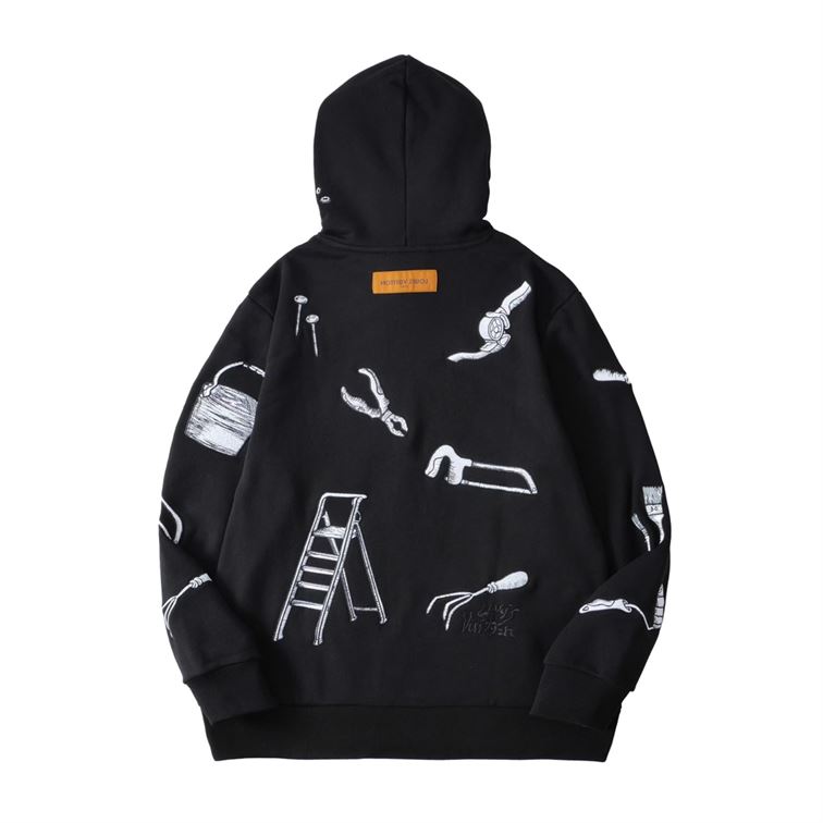 LOUIS VUITTON LV MULTI-TOOLS EMBRODERED HOODIE - LH068