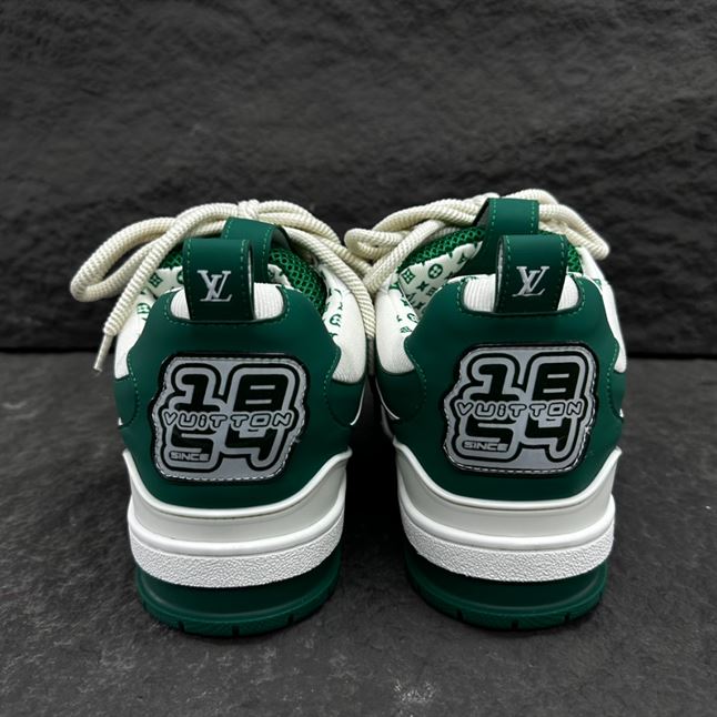 LOUIS VUITTON LV SKATE SNEAKER GREEN WHITE - LVS167