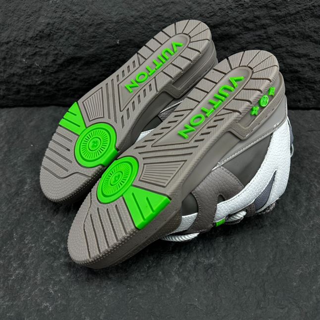 LOUIS VUITTON LV SKATE SNEAKER GREY GREEN - LVS168