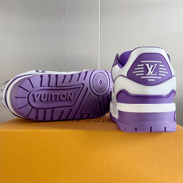 LOUIS VUITTON LV TRAINER MAXI SNEAKER VIOLET - LVS199