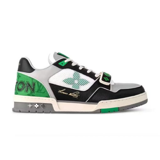 LOUIS VUITTON LV TRAINER SNEAKER GREEN - LVS181